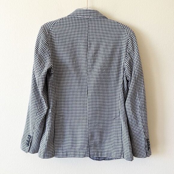 Bottega Martinese Double Breasted Houndstooth Blazer - Picture 8 of 16